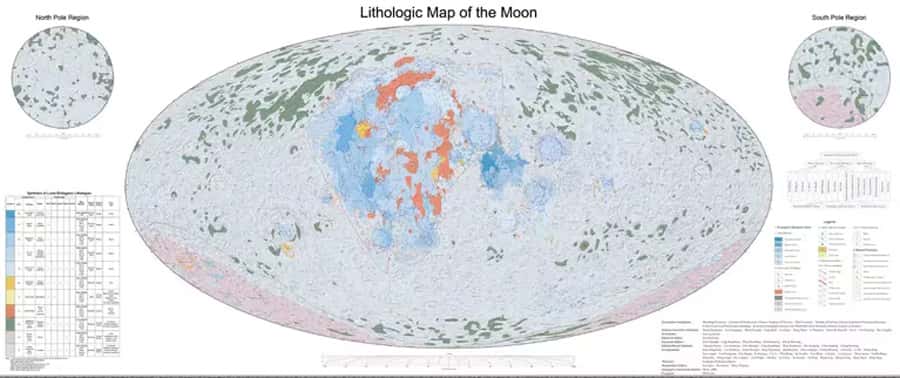 China publicó el primer atlas geológico lunar de alta definición