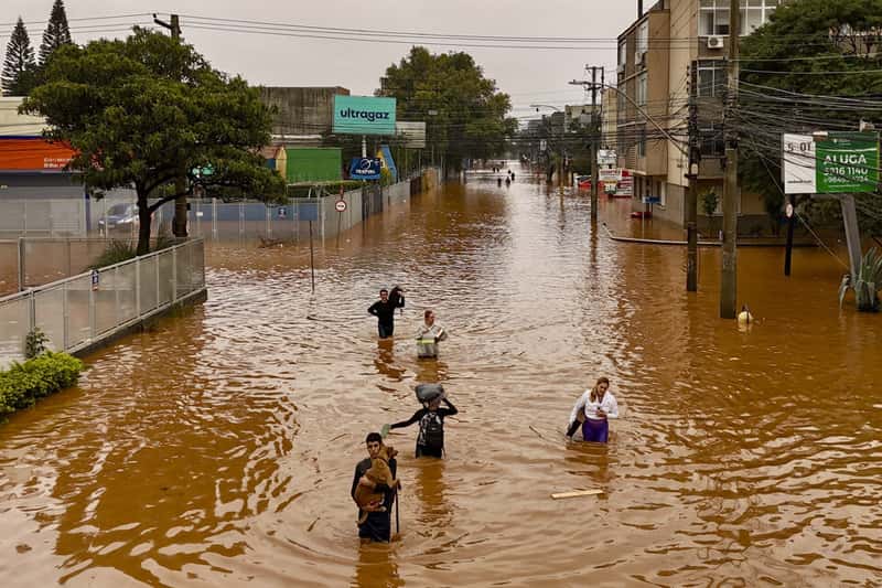 Brasil usará bombas de drenaje en las ciudades inundadas