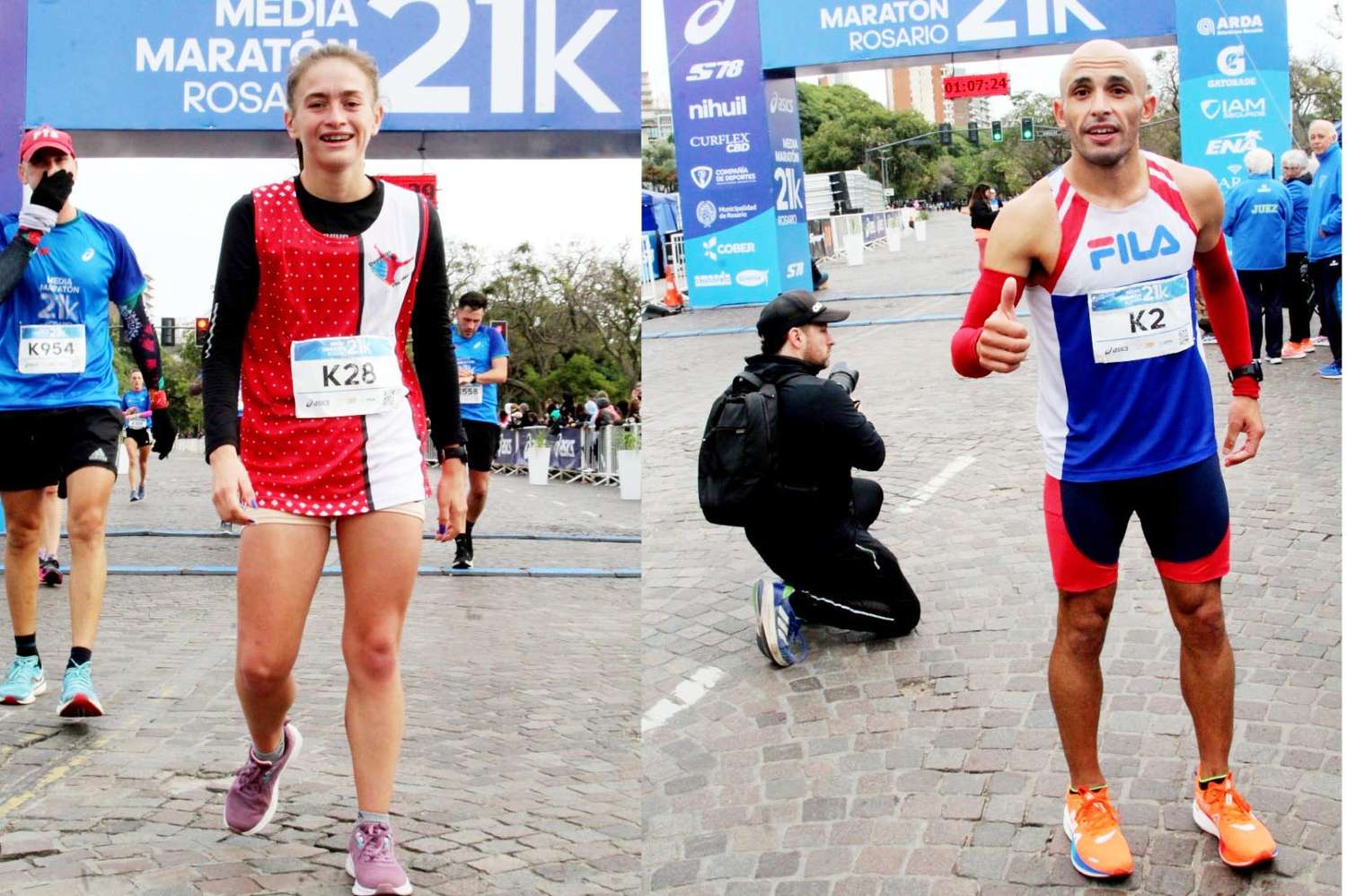 Medio Maratón de Rosario: Gran actuación de los concordienses Greta Victoria Rodríguez  y Martin Méndez