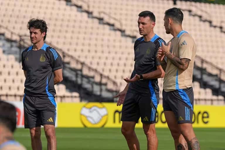 El equipo que prepara Scaloni para enfrentar a Ecuador por cuartos de final de la Copa América