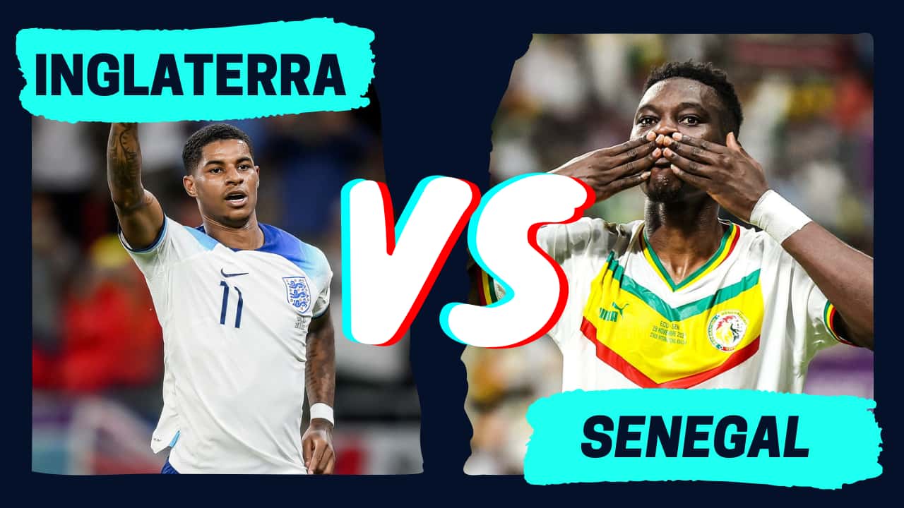 Por los Octavos de Final, Inglaterra y Senegal disputarán su primer partido en la historia