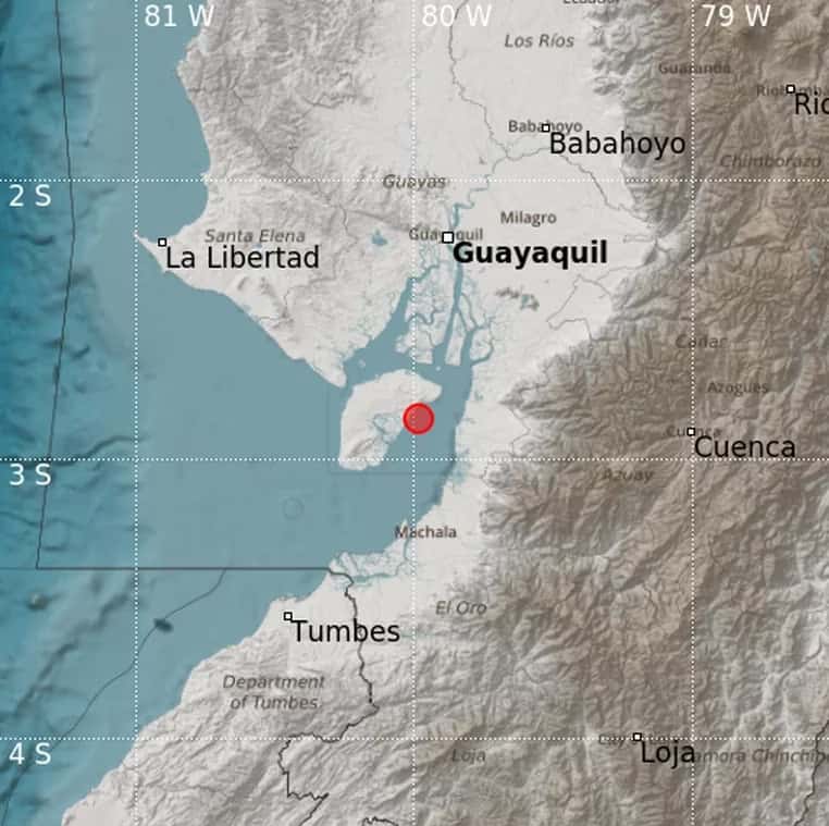 Un sismo de magnitud 6,8 sacudió el sur de Ecuador: al menos cuatro muertos