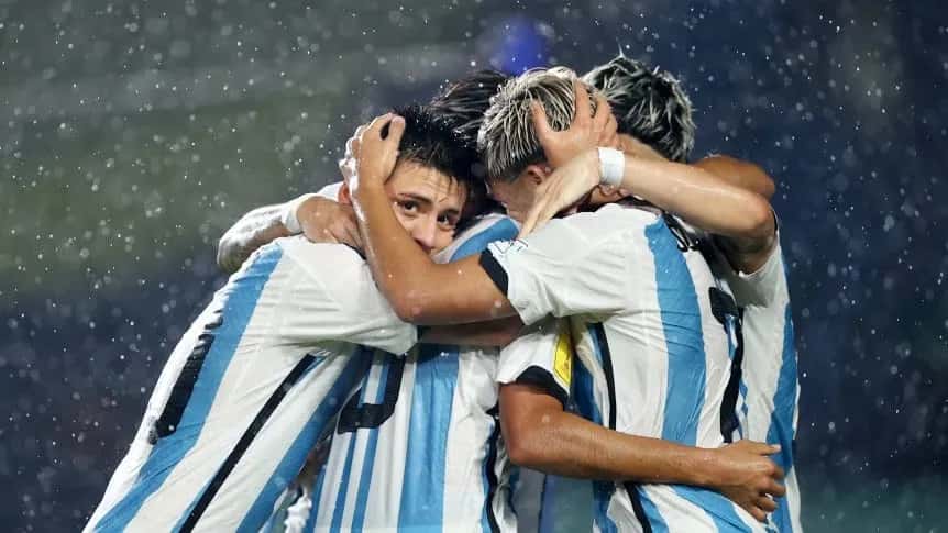 La Selección Argentina goleó a Venezuela y jugará los cuartos de final del Mundial Sub 17 ante Brasil