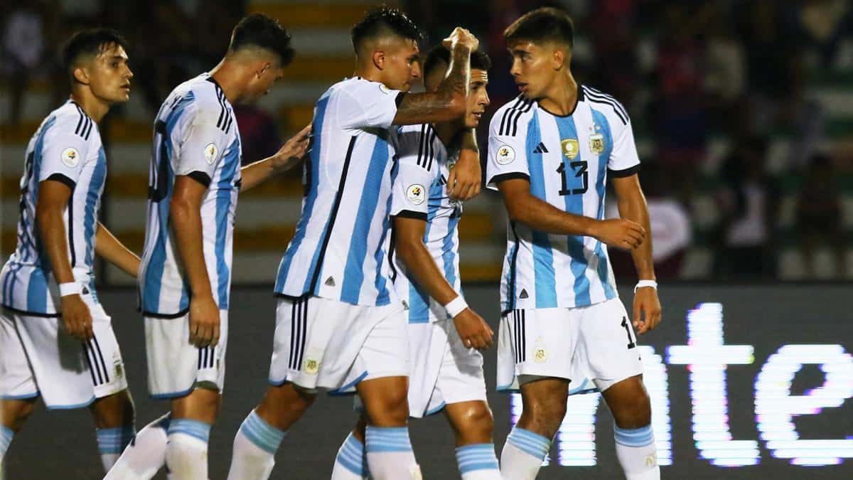La Argentina Sub 23 apabulló a Chile y se metió en la fase final