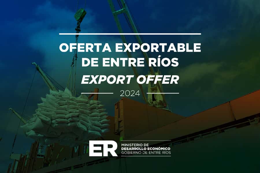 Está lista la edición 2024 de la oferta exportable de Entre Ríos