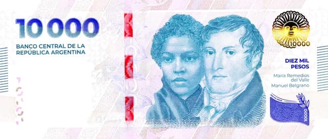 Ya circula el nuevo billete de $ 10.000: cómo detectar uno falso