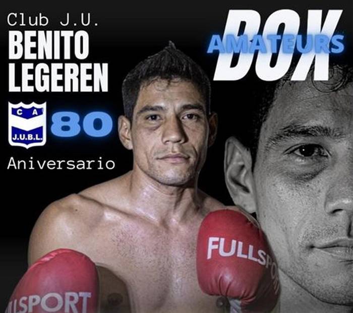 Boxeo amateurs por los 80 años del Club Juventud Unida de Benito