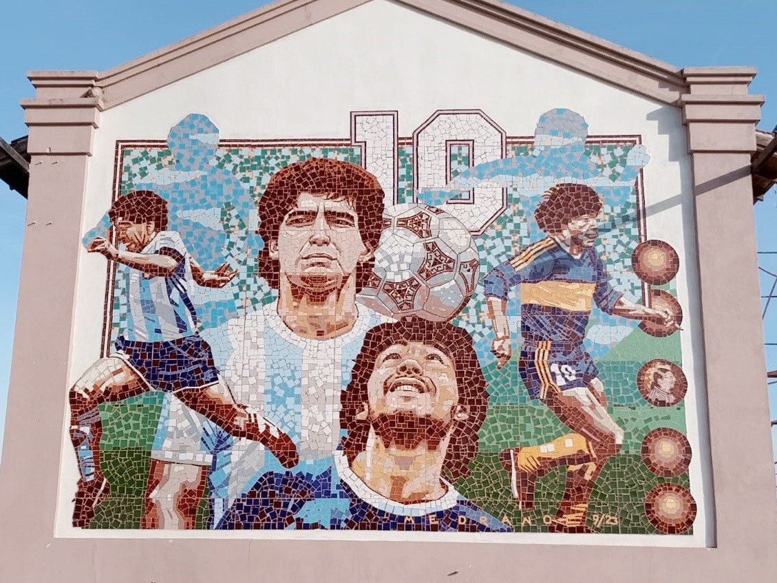 mural maradona