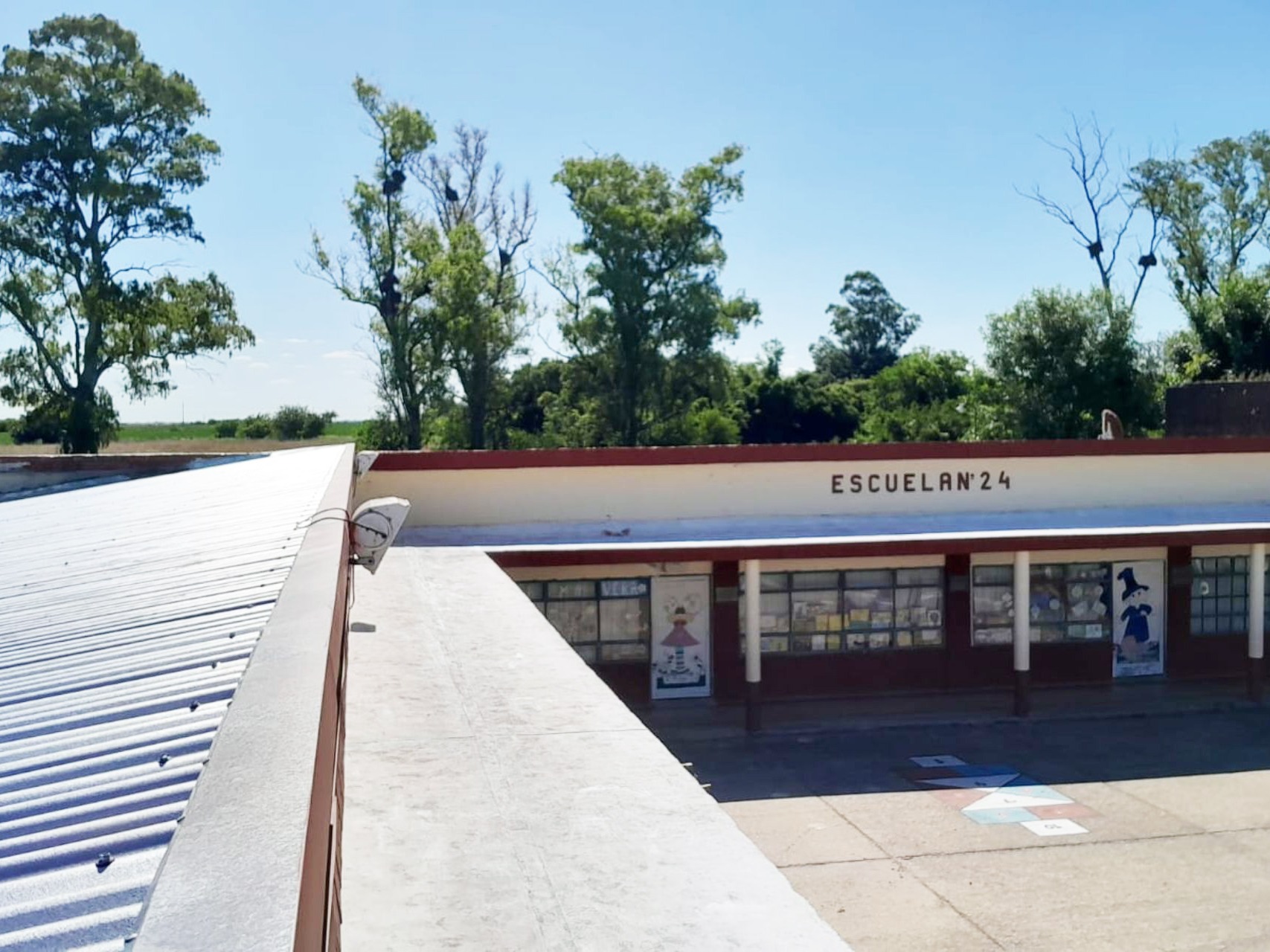 Se refaccionaron instalaciones de una escuela en Líbaros