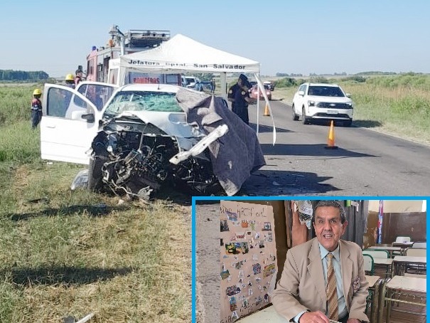 Trágico siniestro vial en la ex Ruta 18: murió el reconocido abogado concordiense Carlos Medina