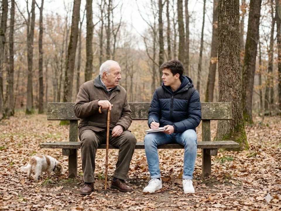 El escritor Diego Martín cuenta en El viejo, el joven y el perro anécdotas e historias entre generaciones que muestran cómo son estos vínculos