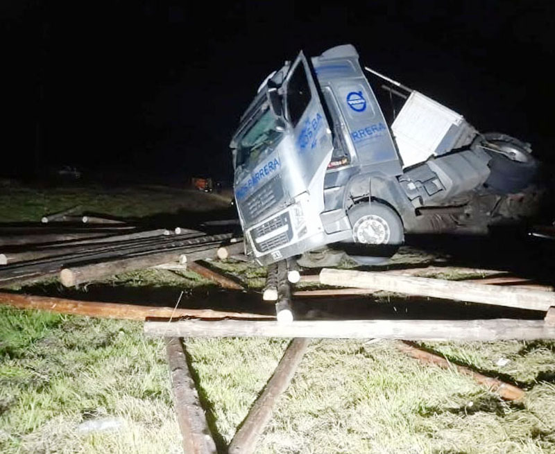 accidente - caballo suelto