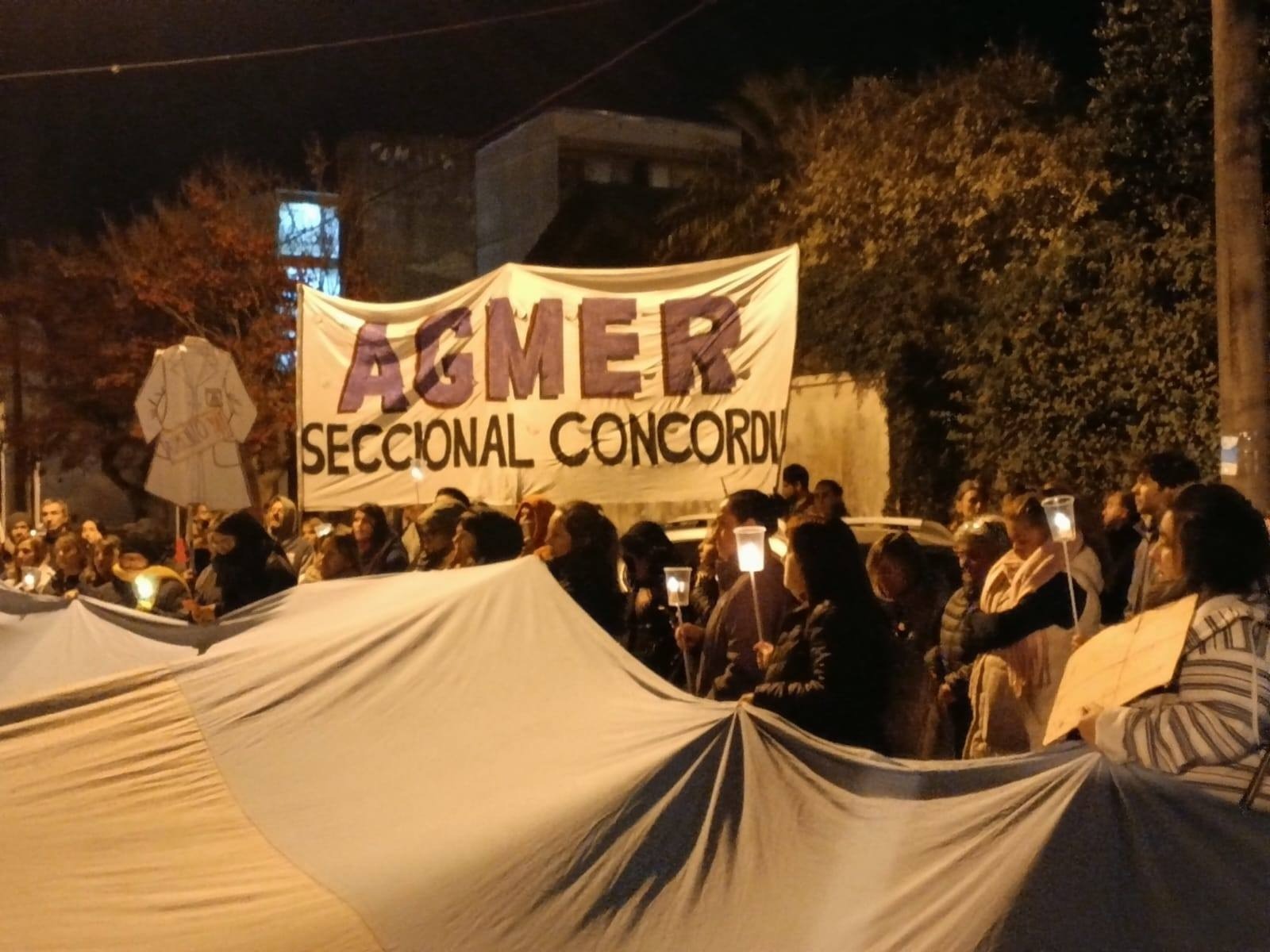 AGMER Concordia se movilizó contra el ajuste y la reforma jubilatoria