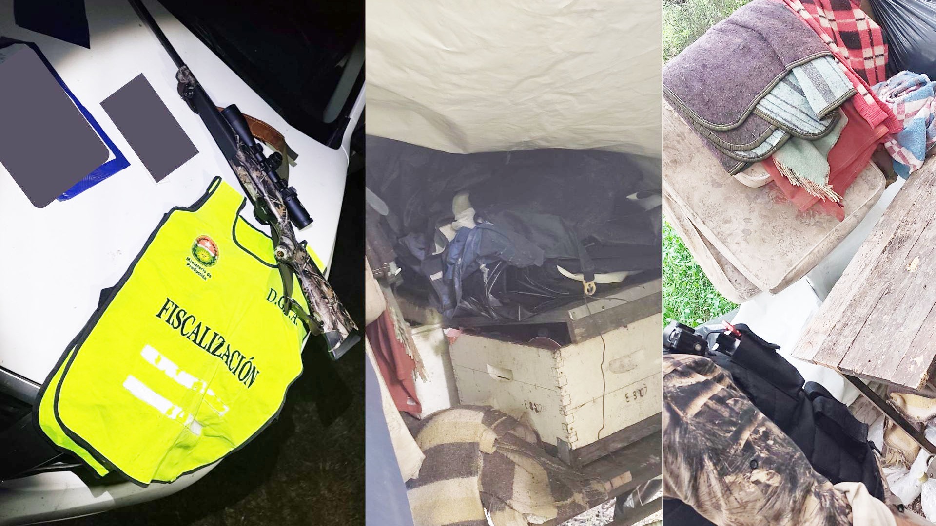 Secuestran un fusil de grueso calibre a un cazador furtivo en un área protegida de La Paz