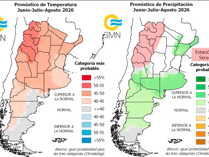 Cómo estarán las temperaturas y las lluvias en Entre Ríos durante el invierno