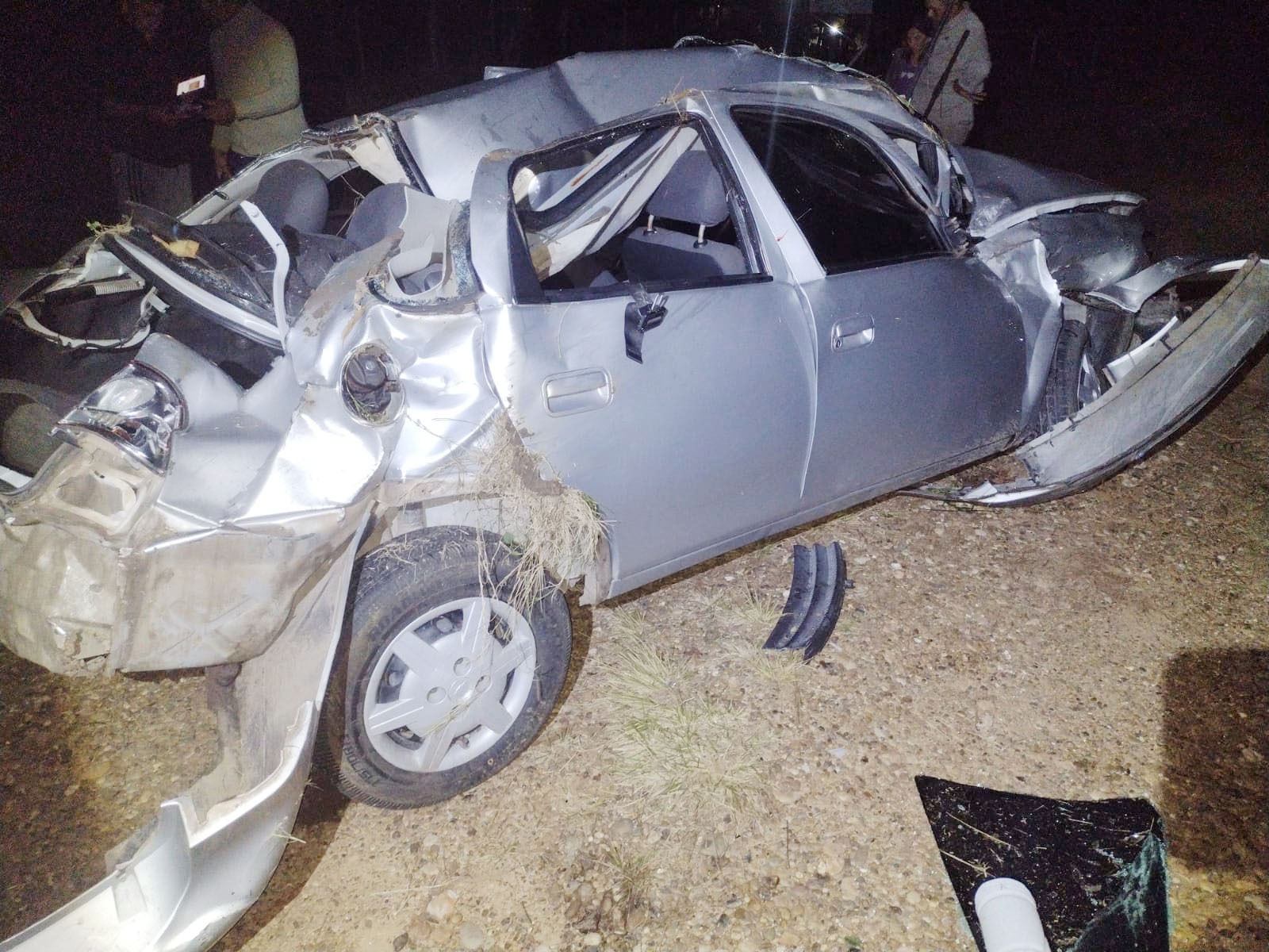 Despiste en la Autovía Artigas: un conductor fue hospitalizado
