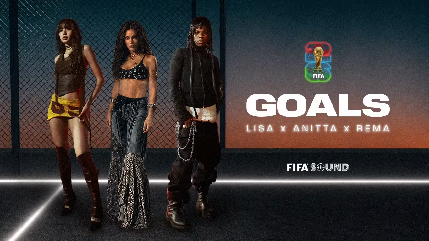 LISA, Anitta y Rema lanzaron Goals, el himno musical rumbo al Mundial 2026