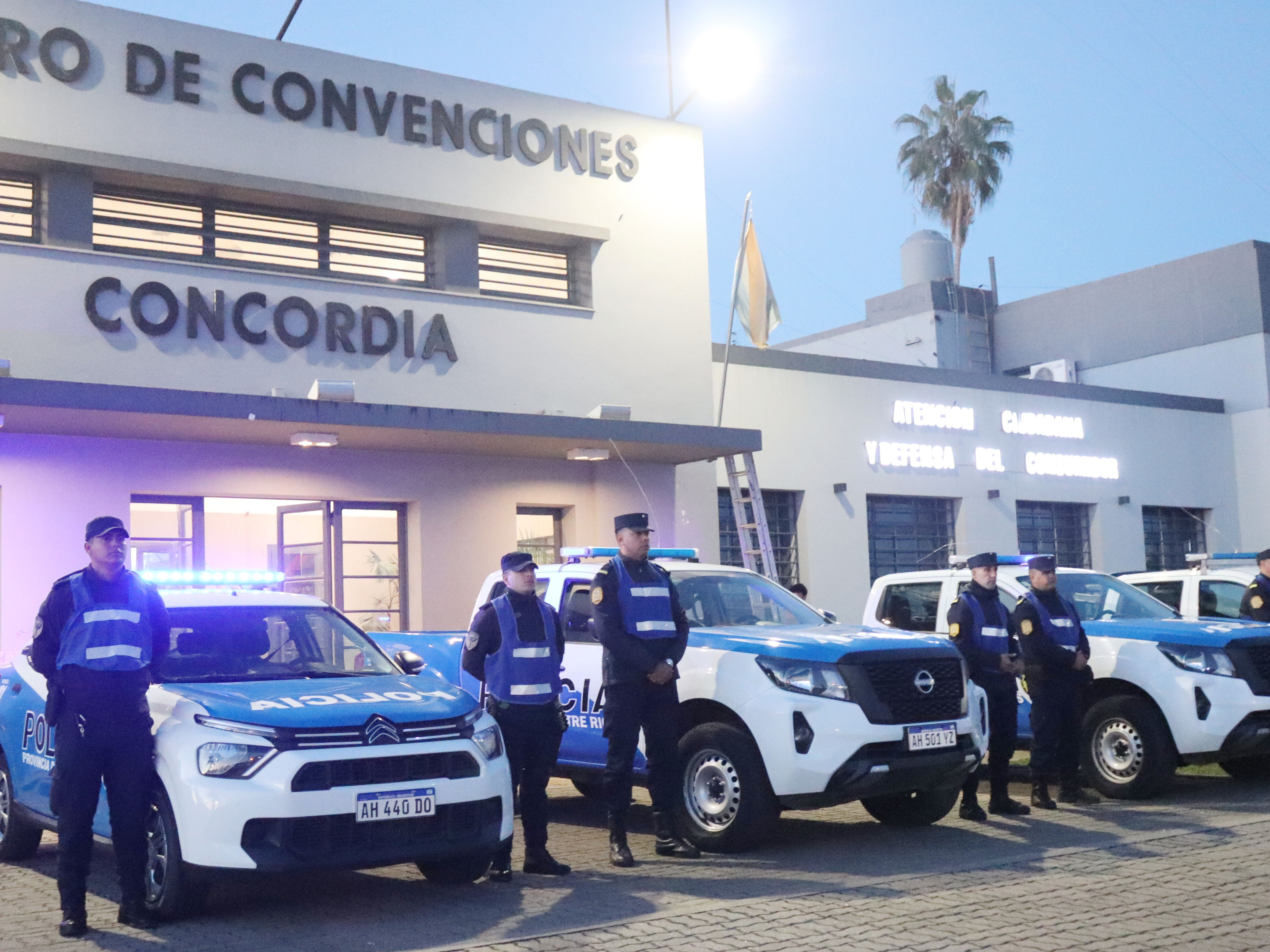 Concordia fue sede del lanzamiento del Operativo Blindaje