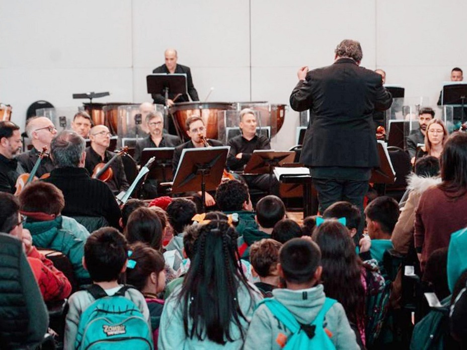 Inicia una nueva edición del programa A Toda Orquesta con música de la Sinfónica para escuelas de toda la provincia