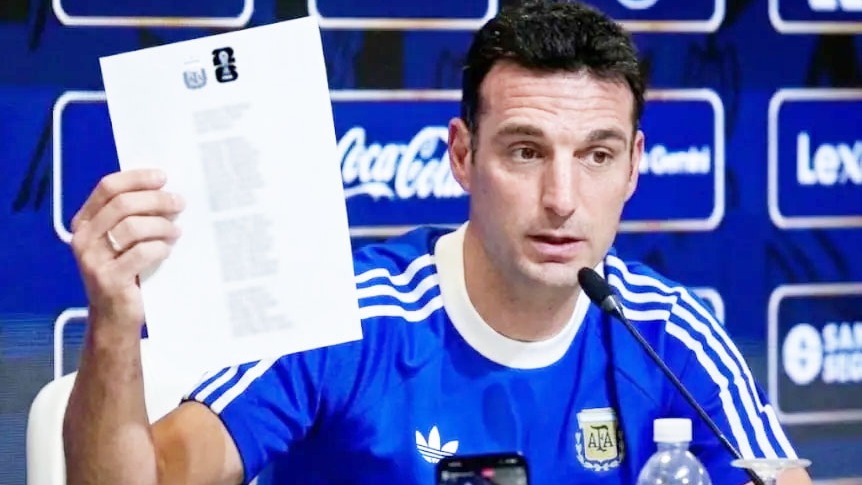 Scaloni reveló que tiene una duda en la lista de la Selección Argentina y explicó por qué no convoca a Dybala
