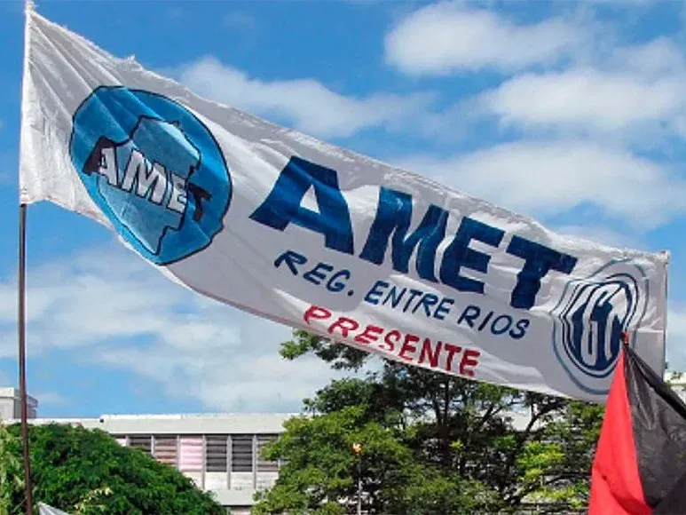 AMET se suma a la medida de AGMER y se adhiere al paro de hoy miércoles