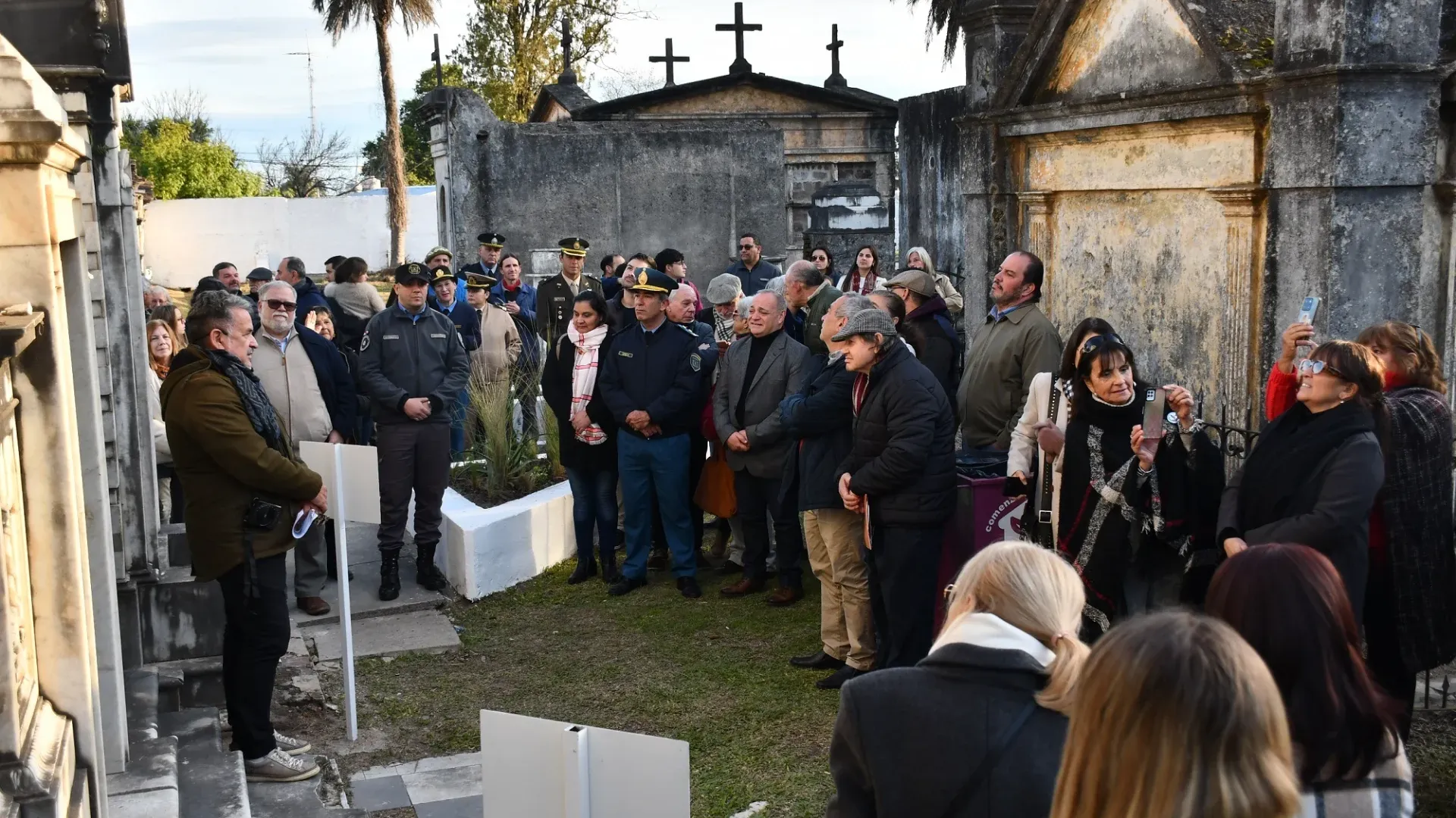 Concordia puso en valor el Cementerio de los Fundadores e inauguró el museo a cielo abierto