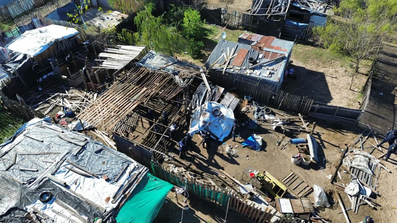 Concordia: seis detenidos y desmantelamiento de un búnker de venta de drogas tras múltiples allanamientos en La Arrocera