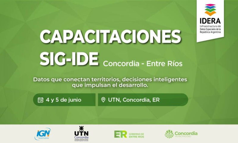 Jornadas de Capacitación en Sistemas de Información Geográfica e Infraestructuras de Datos Espaciales