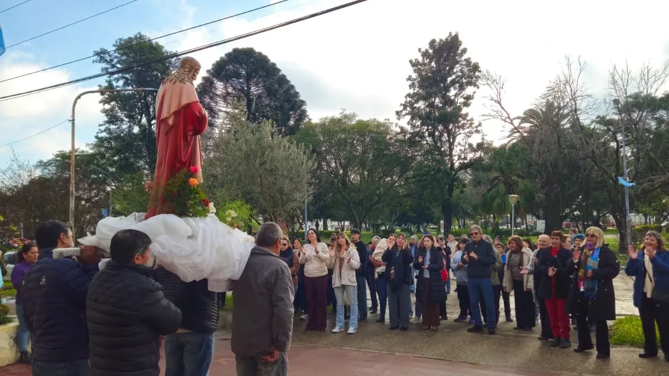 San Jaime celebró su fiesta patronal en honor al Sagrado Corazón de Jesús
