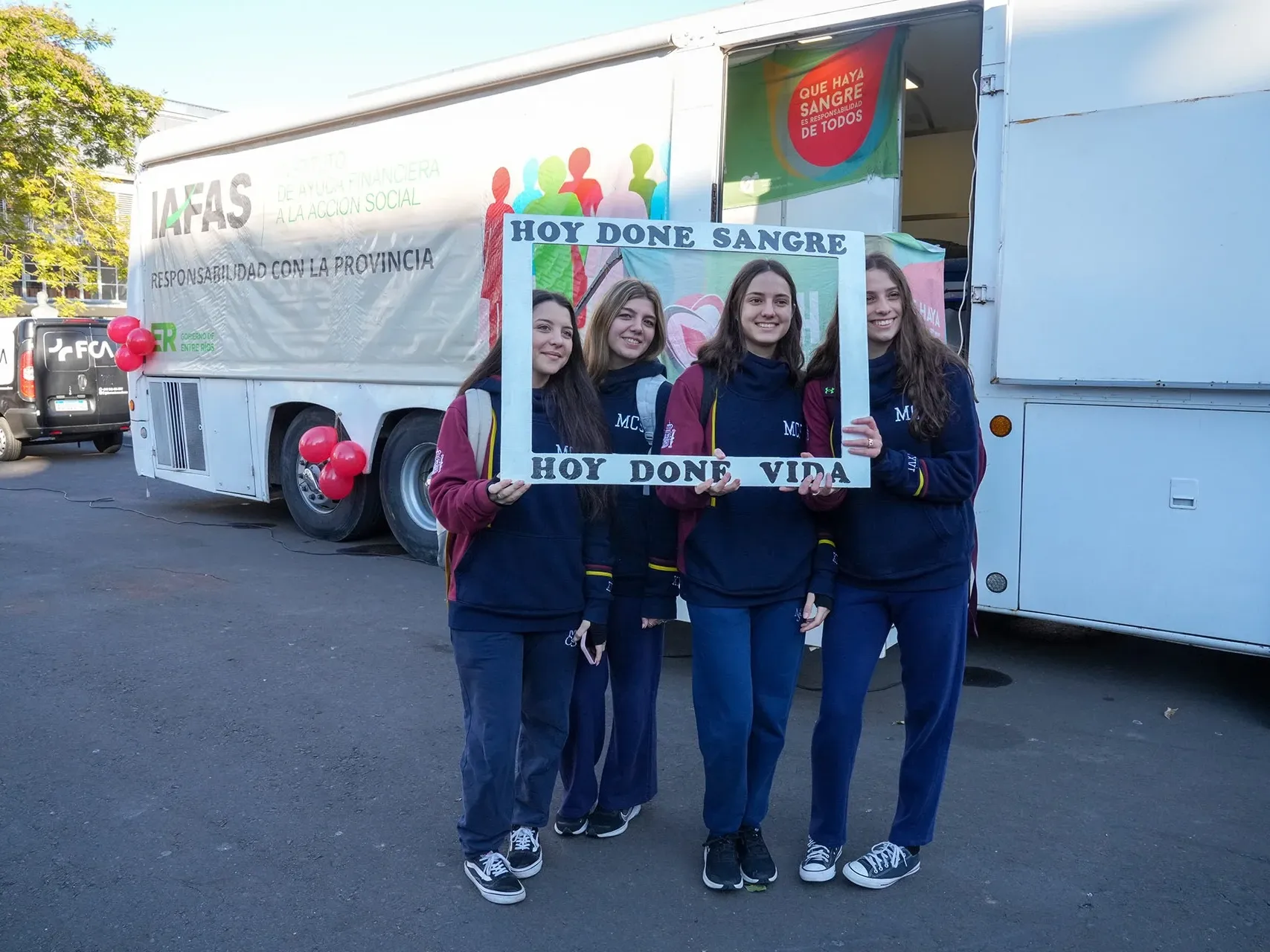 En el Día Mundial del Donante de Sangre se realizó una colecta externa en Paraná
