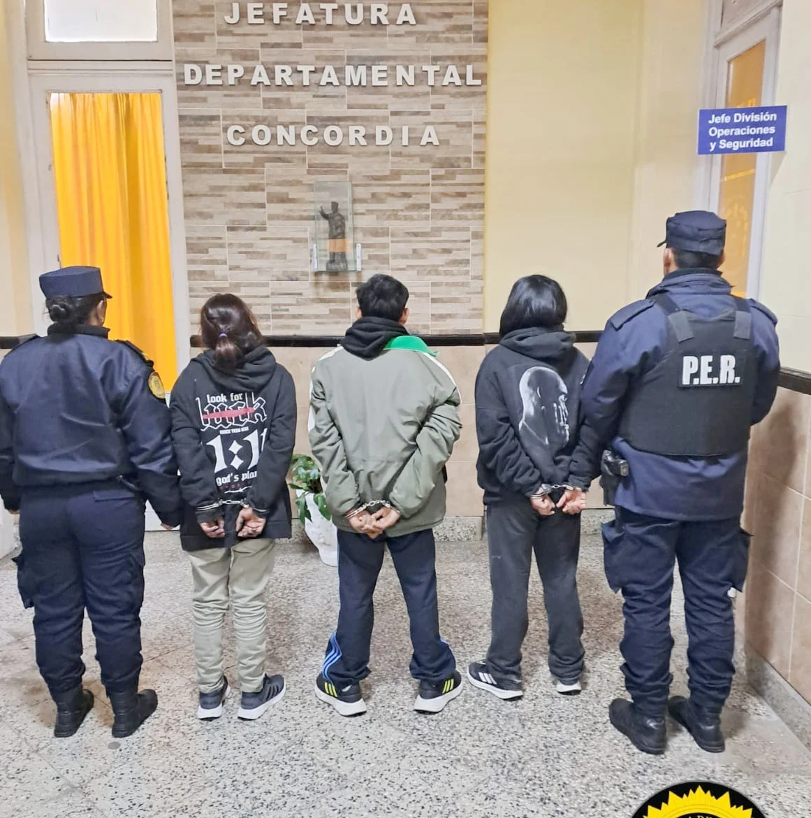 Cuatro detenidos, secuestro de drogas y derrumbe de un búnker de Concordia
