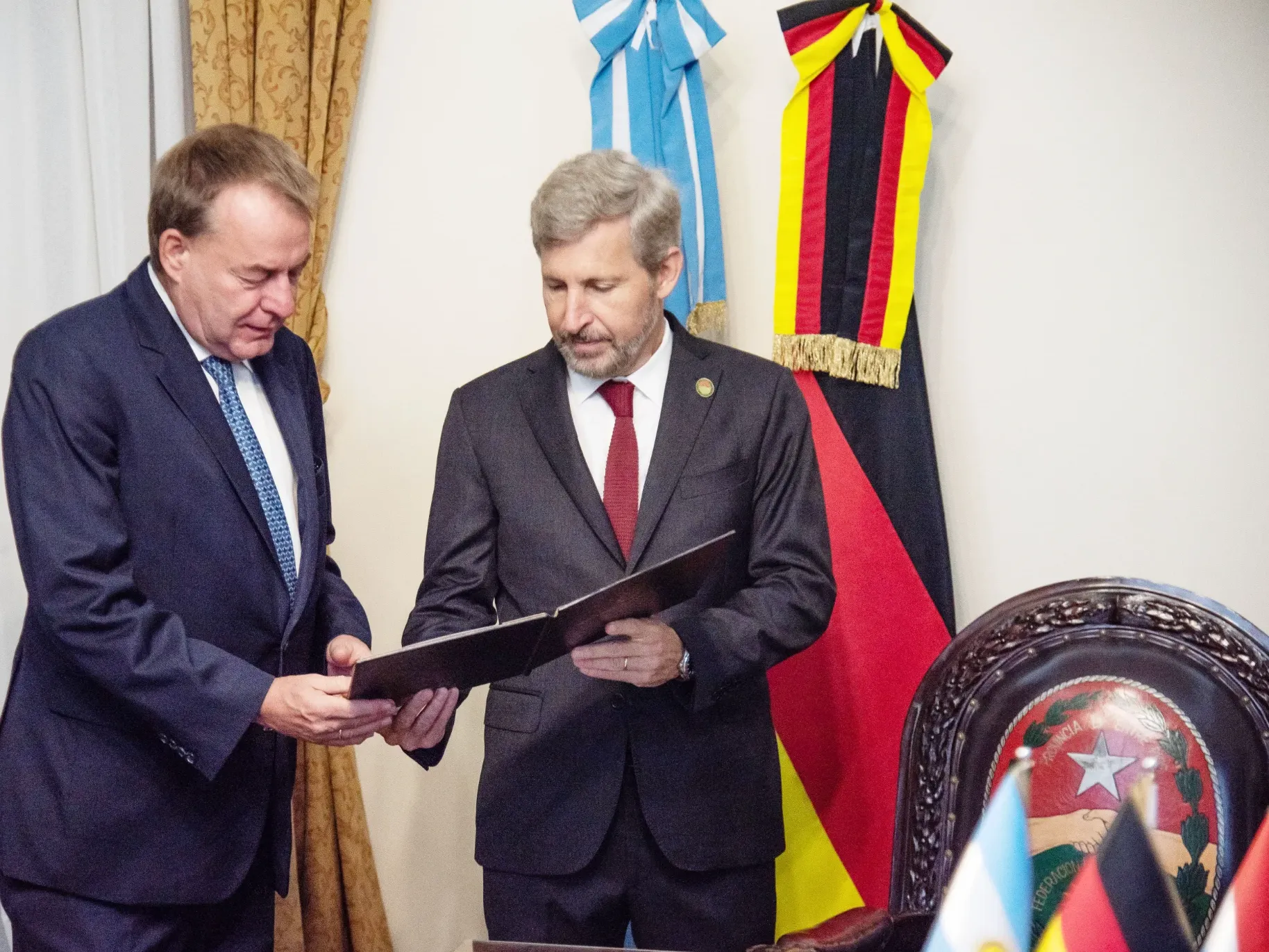 Frigerio desarrollará una agenda estratégica en el Puerto de Hamburgo para potenciar las exportaciones entrerrianas
