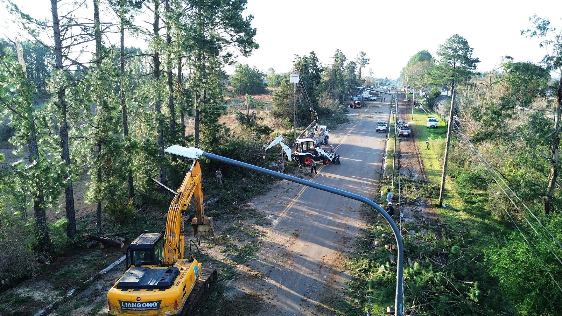 Piden no circular por Villa Zorraquín y costanera mientras continúan los trabajos tras el temporal