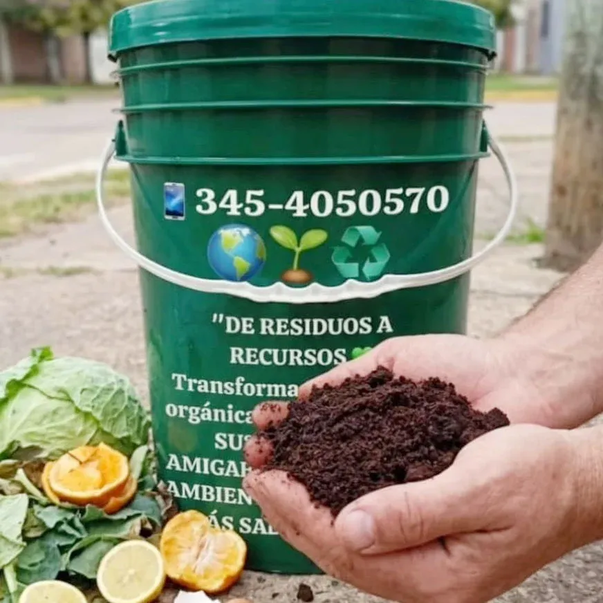 Ciclo Verde solicita donaciones de baldes para continuar impulsando el reciclado orgánico en Concordia