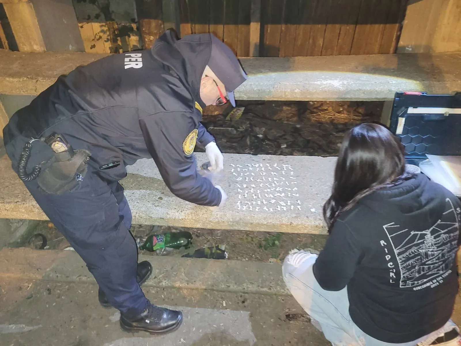 Secuestran 91 envoltorios con cocaína durante un patrullaje preventivo