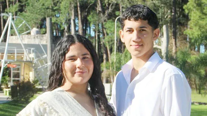 Esc. JORGE L. BORGES: GUADALUPE TECHERA y SANTIAGO EYMAN