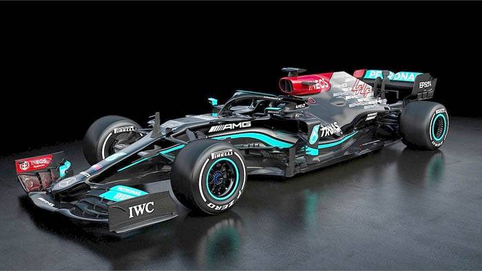 Mercedes Benz presentó el modelo 2021, que usará Lewis Hamilton